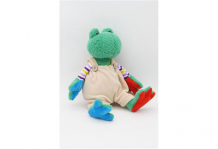 Купить мягкая игрушка unaky soft toy лягушка герда в бежевом флисовом комбинезоне 20 см 0888020-64