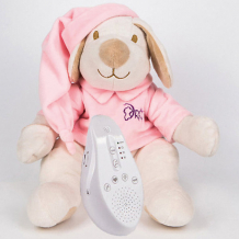 Купить игрушка для сна собачка drёma babydou с белым и розовым шумом, розовый ( id 11057968 )