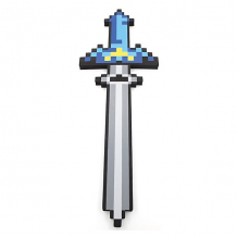 Купить пиксельный меч, синий, 65 см, minecraft ( id 4986609 )