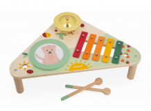 Купить деревянная игрушка janod стол музыкальный сияй! j07616
