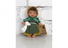 Купить lamagik s.l. кукла джестито девочка в желтой шапочке и зеленом сарафане 18 см 149-3