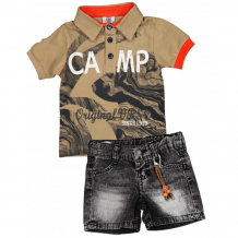 Купить verscon комплект для мальчика футболка и шорты camp v4785