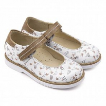 Купить туфли tapiboo, цвет: белый/коричневый ( id 12346570 )