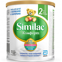 Купить молочная смесь similac комфорт 2, с 6 мес, 375 г ( id 16174372 )