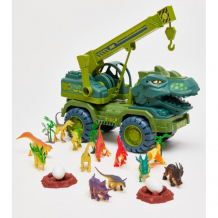 Купить диномобиль набор динокран тираннозавр (21 предмет) 3686- 8в