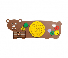 Купить деревянная игрушка нумикон игры монтессори бизиборд медведь 01682