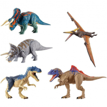 Купить mattel jurassic world gdt38 базовые фигурки динозавров &quot;двойной удар&quot; (в ассортименте)