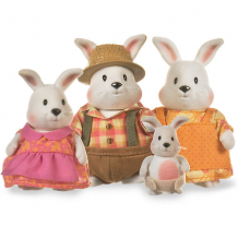 Купить игровой набор li'l woodzeez "семья кроликов" ( id 11747696 )