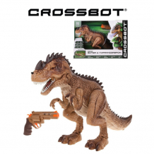 Купить crossbot робот-динозавр и пистолет с ик-лучом 870714