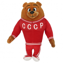 Купить softoy a20090/32 игрушка мягкая медведь-спортсмен 32 см.