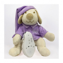 Купить игрушка для сна собачка drёma babydou с белым и розовым шумом, фиолетовый ( id 11057949 )