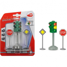 Купить игровой набор dickie toys "светофор и знаки дорожного движения", 12 см ( id 14934983 )