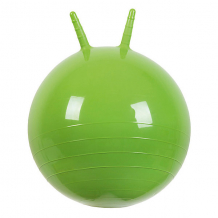 Купить мяч прыгун с рожками, 50 см, зеленый, "малышок" ( id 6767720 )