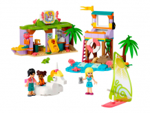 Купить конструктор lego friends развлечения на пляже для серферов (288 деталей) 41710