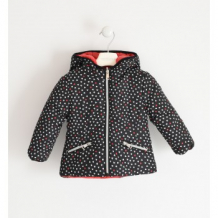 Купить куртка двусторонняя ido "сердечки", черный, красный mothercare 997258785