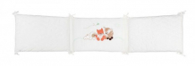 Купить бортик в кроватку nattou fanny & oscar оленёнок и лисёнок универсальный 