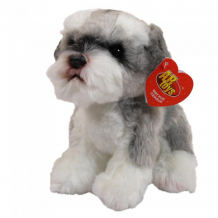 Купить мягкая игрушка abtoys домашние любимцы собачка шнауцер 22 см m5143