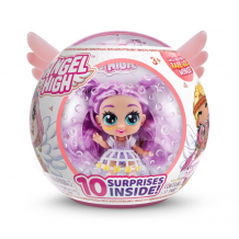 Купить zuru набор itty bitty prettys шар с крыльями angel high кукла мальвинк purple hair/ast9710