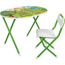 Купить набор складной мебели дача №у3-01: стол и стул, зеленый ( id 13722134 )