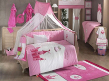 Купить комплект в кроватку kidboo little princess (6 предметов) kidb