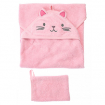 Купить playtoday набор детский текстильный для девочек (полотенце, варежка) 12129028
