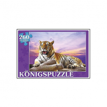 Купить пазл konigspuzzle "большой тигр" 260 элементов ( id 7910345 )