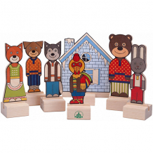 Купить набор для кукольного театра краснокамская игрушка "персонажи сказки заюшкина избушка" ( id 12857570 )