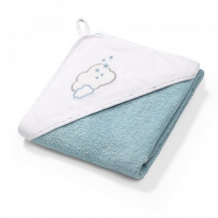 Купить полотенце с капюшоном babyono "soft", 100 х 100 cм, белый, голубой babyono 997170988