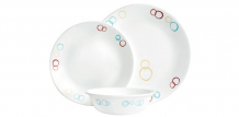 Купить corelle набор посуды circles (12 предметов) 1118182