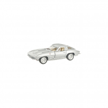 Купить коллекционная машинка serinity toys 1963 chevrolet corvette sting ray, серебристая ( id 13233305 )