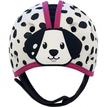 Купить мягкая шапка-шлем для защиты головы safehead baby далматин, бело-розовый ( id 13412823 )