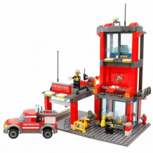 Купить конструктор kazi оперативный штаб пожарников (300 деталей) 8052