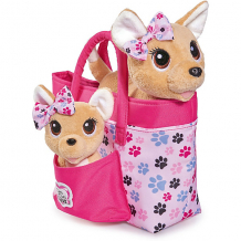 Купить плюшевые собачки simba"chi-chi love" счастливая семья, 2 собачки в сумочке ( id 10037728 )