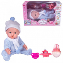 Купить abtoys пупс-кукла baby ardana в синем комбинезончике 30 см pt-01420