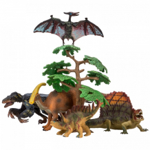 Купить masai mara набор динозавры и драконы для детей мир динозавров (6 предметов) mm206-024