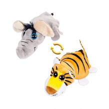 Купить мягкая игрушка teddy "перевертыши" слон-тигр, 16 см ( id 7941943 )