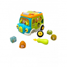 Купить развивающая игрушка everflo игровой центр baby bus hs0422943 пп100005163