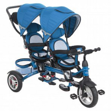 Купить трехколесный велосипед capella twin trike 360, цвет: blue ( id 12454780 )