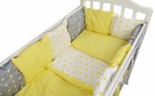 Купить комплект в кроватку forest kids для овальной кроватки milky way (16 предметов) 16347