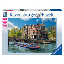 Купить пазл "каналы амстердама" ravensburger, 1000 деталей ( id 2886914 )