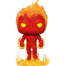 Фигурка Funko POP! Bobble: Marvel: Фантастическая четвёрка: Человек-факел ( ID 14218331 )