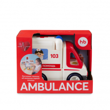 Купить happy baby игрушка скорая помощь ambulance 