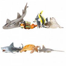 Купить masai mara набор фигурок мир морских животных (6 животных и 1 человек) мм203-018