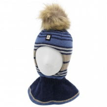 Купить шапка-шлем totti портман, темно-синий, голубой, бежевый mothercare 997152458