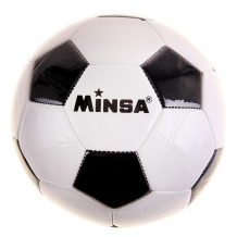 Купить minsa мяч футбольный классический размер 5 634889 634889