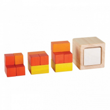 Купить развивающая игрушка plan toys кубики дроби 5369