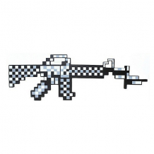 Купить пиксельный автомат, серый, 62 см, minecraft ( id 4986596 )