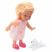 Купить кукла в наборе с фигуркой животного игруша белая собачка 11 см ( id 12314962 )
