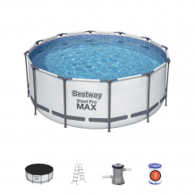 Купить бассейн bestway бассейн каркасный steel pro max 56420 366х122 см 1228956