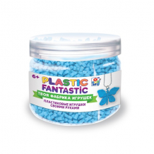 Купить 1toy t20218 plastic fantastic гранулированный пластик в баночке 95 г, (голубой с аксессуарами)